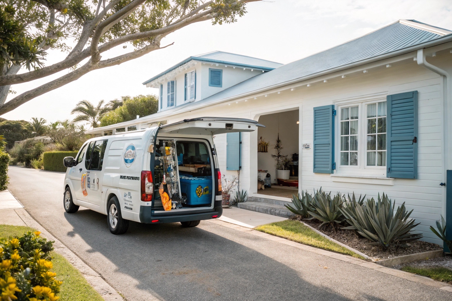 ShireBond service van on-site at a Sutherland Shire home