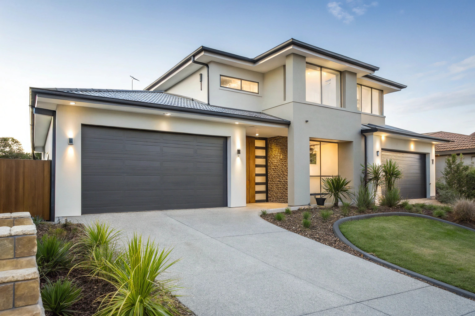Modern new-build home with a showpiece double garage in Barden Ridge