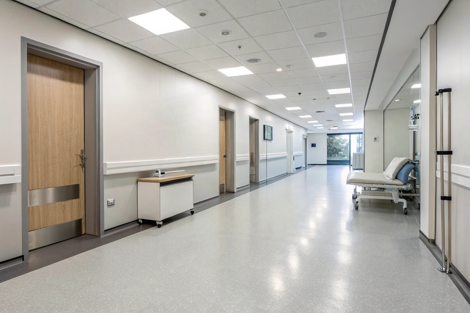 Seamless hygienic epoxy flooring installed in a Caringbah medical centre