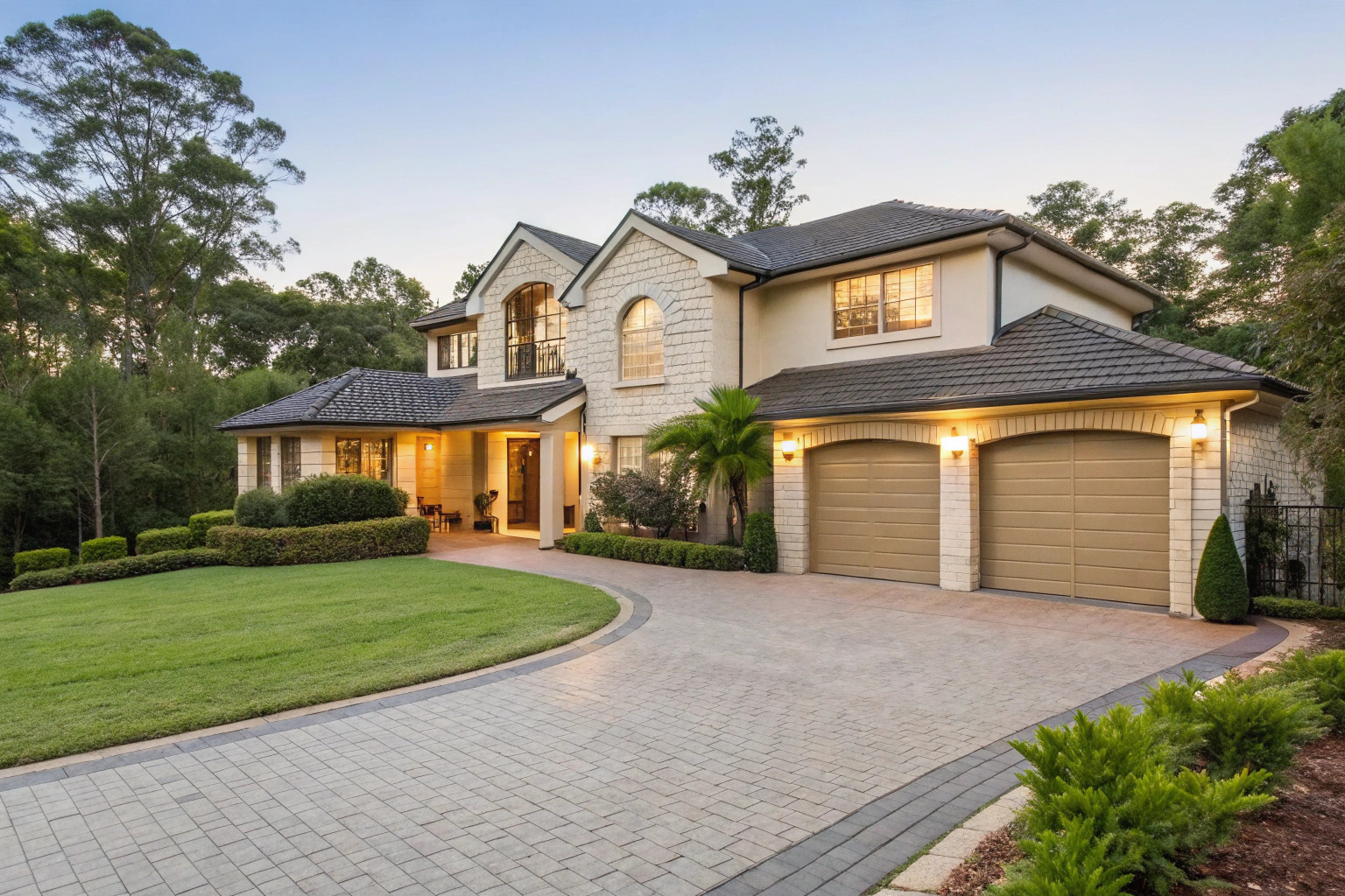 Large premium home with a multi-car garage on a spacious block in Illawong
