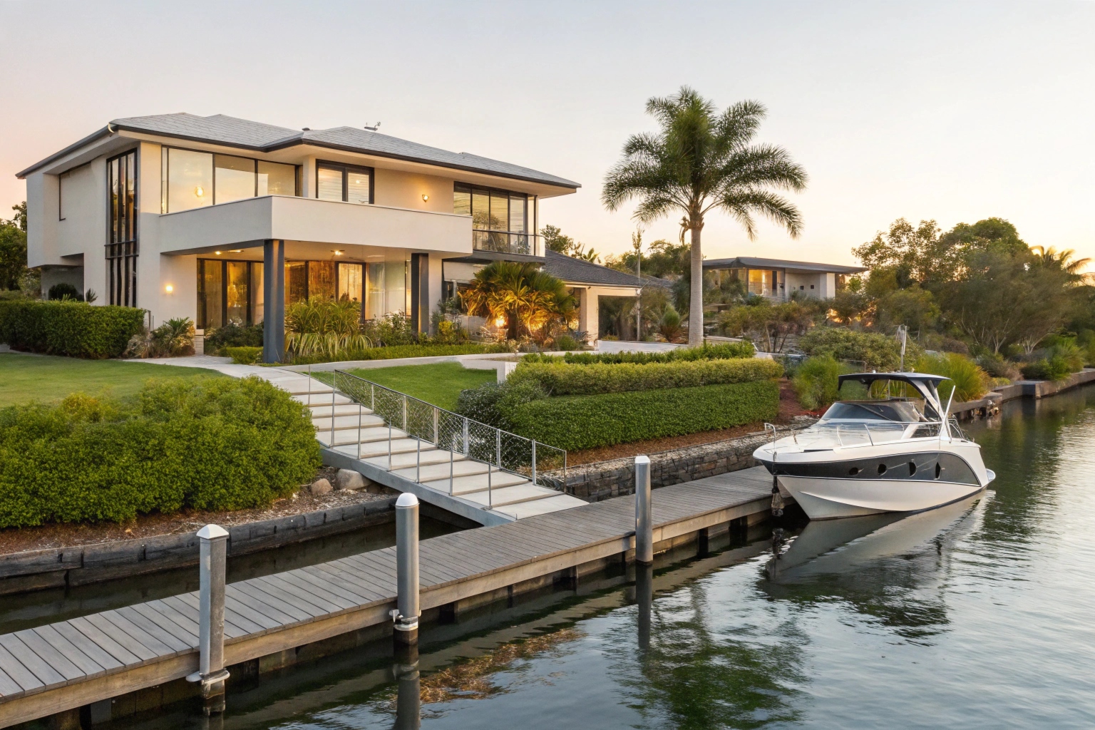 Waterfront home on a Sylvania Waters canal in Sutherland Shire